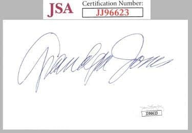 Дедото Џонс потпишан од 3x5 Индекс на Картичка #JJ96623 (Hee Глог) - JSA Заверена - Музика Намали Потписи